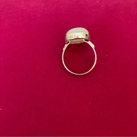Amy Kahn Russell Moonstone 925 Silver Ring - Picture 7 of 11